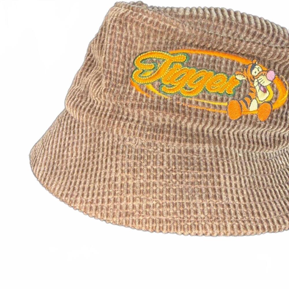 Brown corduroy Tigger bucket hat‎